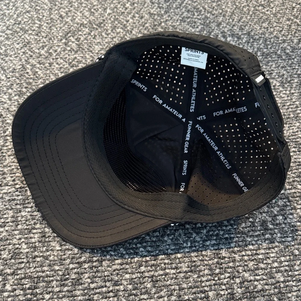 Sprints Running Supply Co. Black Embroidered Cap - Picture 3 of 3